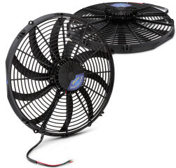 Universal Brushless Motor Fans Our highest-output radiator fans &mdash; more air, lower amp draw, and longer life than brushed motors.