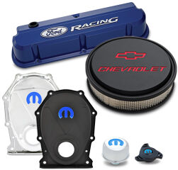 Engine Dress-Up Kits Matched valve covers, air cleaners, and hardware in one box.